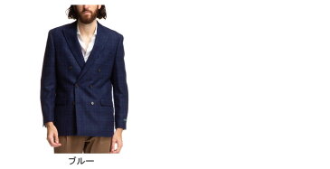 最大2000円offクーポン配布中■LAUREN RALPH LAUREN (ローレン ラルフ ローレン) ウール混 チェック柄 ダブル 6ツ釦 ジャケットブランド メンズ 男性 アウター ジャケット テーラード RLLNIY12P10050
