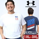 傫TCY Y UNDER ARMOUR (A_[A[}[) LOOSE obNvg N[lbN  TVc FREEDOM BACK FLAG TEE TVc  vg t  1370102