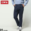 エドウイン 大きいサイズ メンズ EDWIN (エドウィン) デニスラ ストレッチ スリム チェック テーパードパンツ パンツ チェック ビジカジ EDB12R11673850