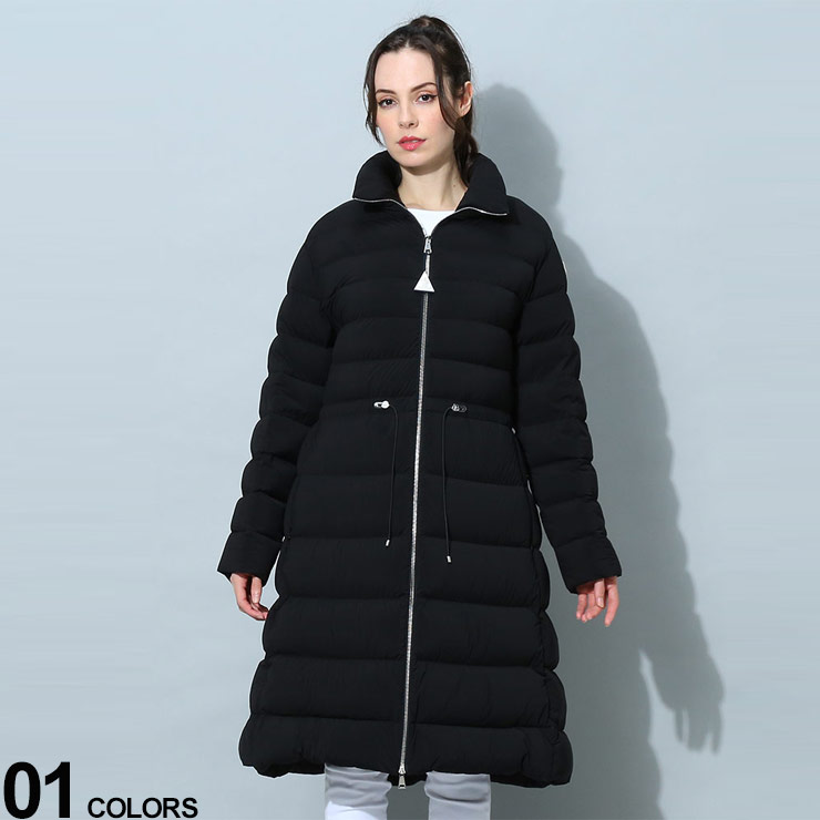 MONCLER (モンクレール) フルジップ スタンド ロング ダウンジャケット Emparisブランド レディース アウター コート ブルゾン ダウン MCLEMPARIS2