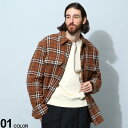 バーバリー BURBERRY (バーバリー) ヴィンテージチェック ウールコットン オーバーシャツブランド メンズ 男性 アウター トップス シャツ 裏ボア BB8057372