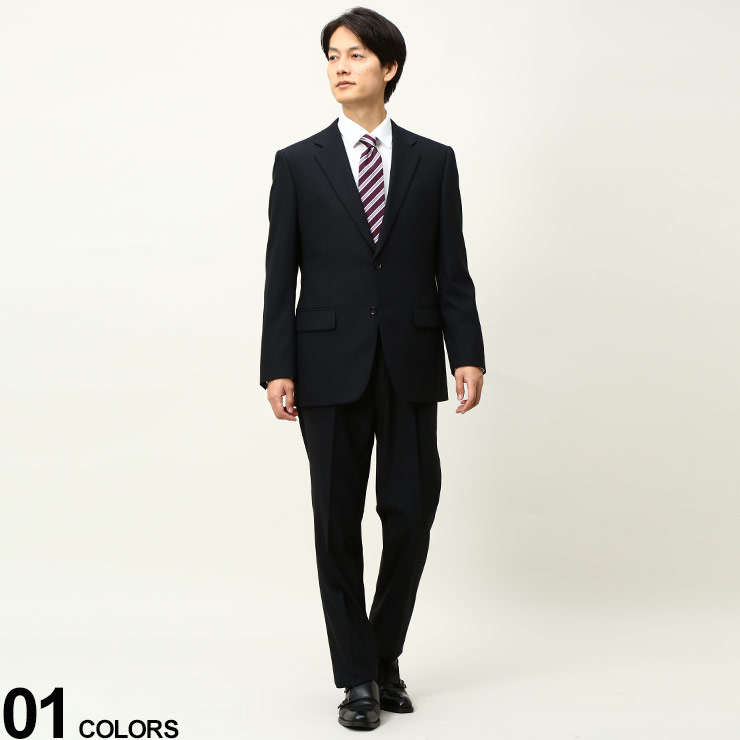 VITTORIO VENETO (ヴィットリオヴェネト) ウール混 シングル 2パンツ スーツメンズ ビジネス 紳士 スーツ ビジネススーツ 2本パンツ 6122113T