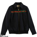 GUCCI (グッチ) ウール混 フルジップ ボンバージャケットブランド キッズ 子供服 アウター ジャケット ブルゾン GCK692699XWATP