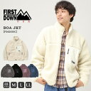 ファーストダウン ボアジャケット FIRST DOWN USA ファーストダウンユーエスエー ポケット スタンド フルジップ ボアジャケット BOA JKT F342555Cメンズ レディース ユニセックス 男女兼用 男性 女性 トップス アウター ジャケット ブルゾン ボア ボアブルゾン