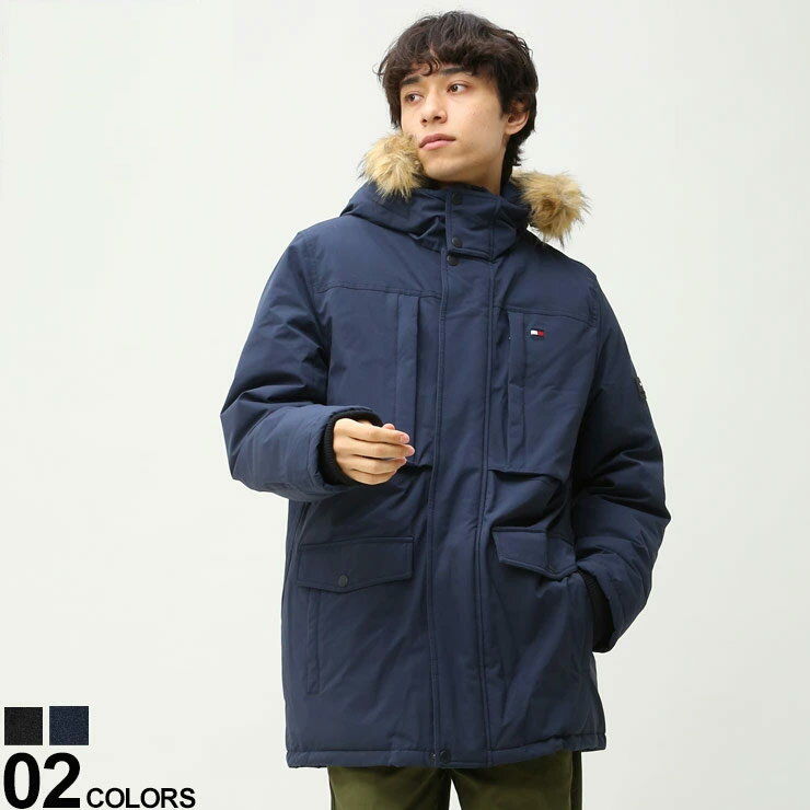 トミーヒルフィガー ジャケット TOMMY HILFIGER 中綿ジャケット フェイクダウン ファー取り外し フルジップ ジャケット SOFTSHELL PERFORMANCE HOODYメンズ 男性 トップス アウター ジャケット ブルゾン フード 151AP622