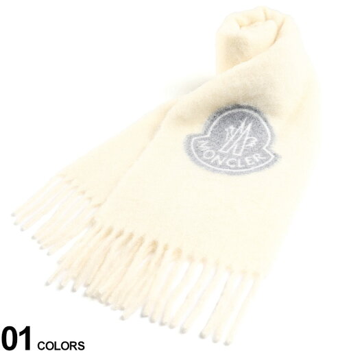 MONCLER (モンクレール) ウールジャガード ロゴ マフラーブランド レディース ストール マフラー フリンジ ギフト MCL3C000130U124 MONCLER (モンクレール) ウールジャガード ロゴ マフラーブランド レディース ストール マフラー フリンジ ギフト MCL3C000130U124