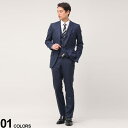 【完売2309】スーツ メンズ ビジネス 紳士 ウール混 ベスト付き ストライプ シングル ローライズパンツ ベスト スリーピース 結婚式 ブライダル パーティー 二次会 FICCE TOKYO メンズショップサカゼン(4)