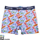 大きいサイズ メンズ OUTDOOR PRODUCTS (アウトドアプロダクツ) ストレッチ 吸水 スケボー柄 前開き ボクサーパンツ ボクサー パンツ コット...