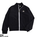 MONCLER (モンクレール) バックロゴ フルジップ スウェットブランド キッズ 子供服 アウター ジャケット スタンド ジップ MCB8G00019809AG