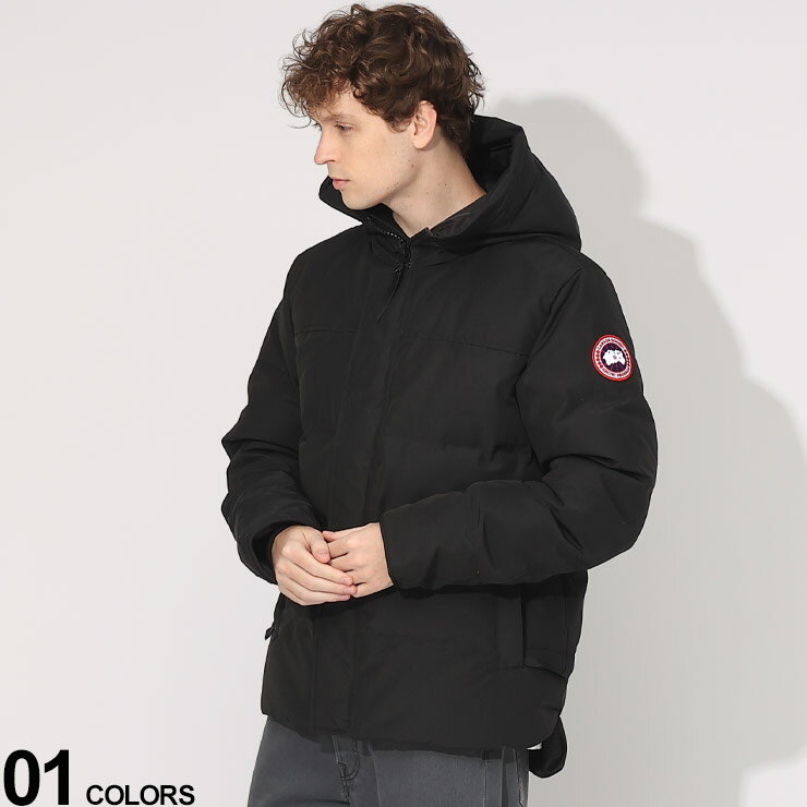 CANADA GOOSE (カナダグース) フーデット フュージョン フィット ダウン パーカー ブルゾン マクミラン MACMILLANブランド メンズ 男性 アウター ジャケット ブルゾン ダウン ミドル丈 防寒 防水 CG2080M