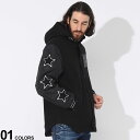 VERSACE JEANS COUTURE (ヴェルサーチェ ジーンズ クチュール) グラフィティロゴ 中綿 ジャケットブランド メンズ 男性 アウター ジャケット ブルゾン フード VC75GASD13CFD73(4)