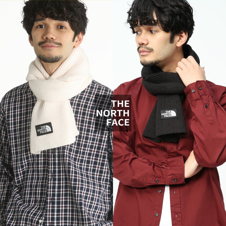 ザ ノースフェイス マフラー メンズ レディース BOXロゴ リブニット THE NORTH FACE ネックウォーマー