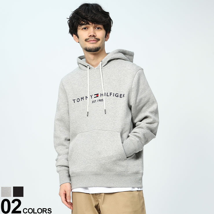 トミーヒルフィガー パーカー メンズ レディース ロゴ刺しゅう プルパーカー ユニセックス TOMMY HILFIGER フーディー MW0MW10752