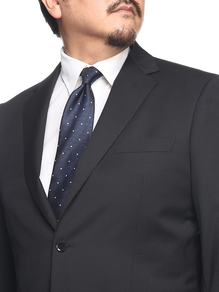 大きいサイズ メンズ B＆T CLUB (ビーアンドティークラブ) シングル ウエストアジャスター ツーパンツ スーツ【ノータック アジャスター片側±3cm（両側合計±6cm）調整可能 2L 3L TAB体】 スーツ シングルスーツ 2本パンツ 23AWBT0001NT