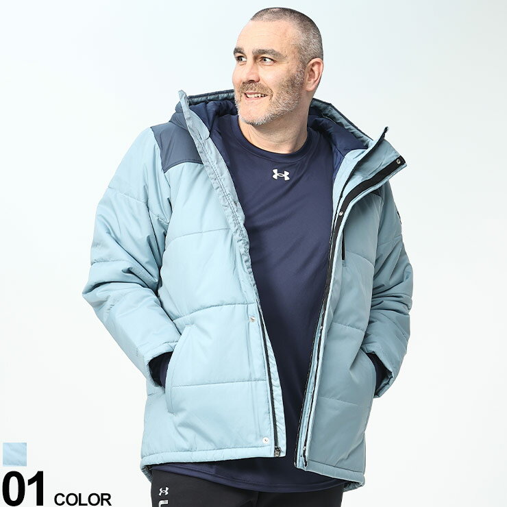 傫TCY Y UNDER ARMOUR (A [A[}[) LOOSE STORM ؂ւ tWbv  WPbg INSULATED JACKET u] p[J[ H~ t[h 1381351