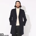 HUGO BOSS (ヒューゴボス) カシミヤ混 シングル チェスターコートブランド メンズ 男性 アウター コート ビジネス フォーマル HBHYDE10252595