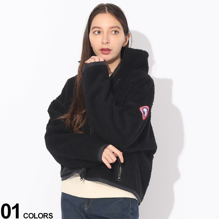 カナダグース ブルゾン レディース CANADA GOOSE (カナダグース) ボアフリース フルジップ ジャケット Simcoe Fleece Hoodyブランド レディース アウター ジャケット ブルゾン スタンド CGL1101W