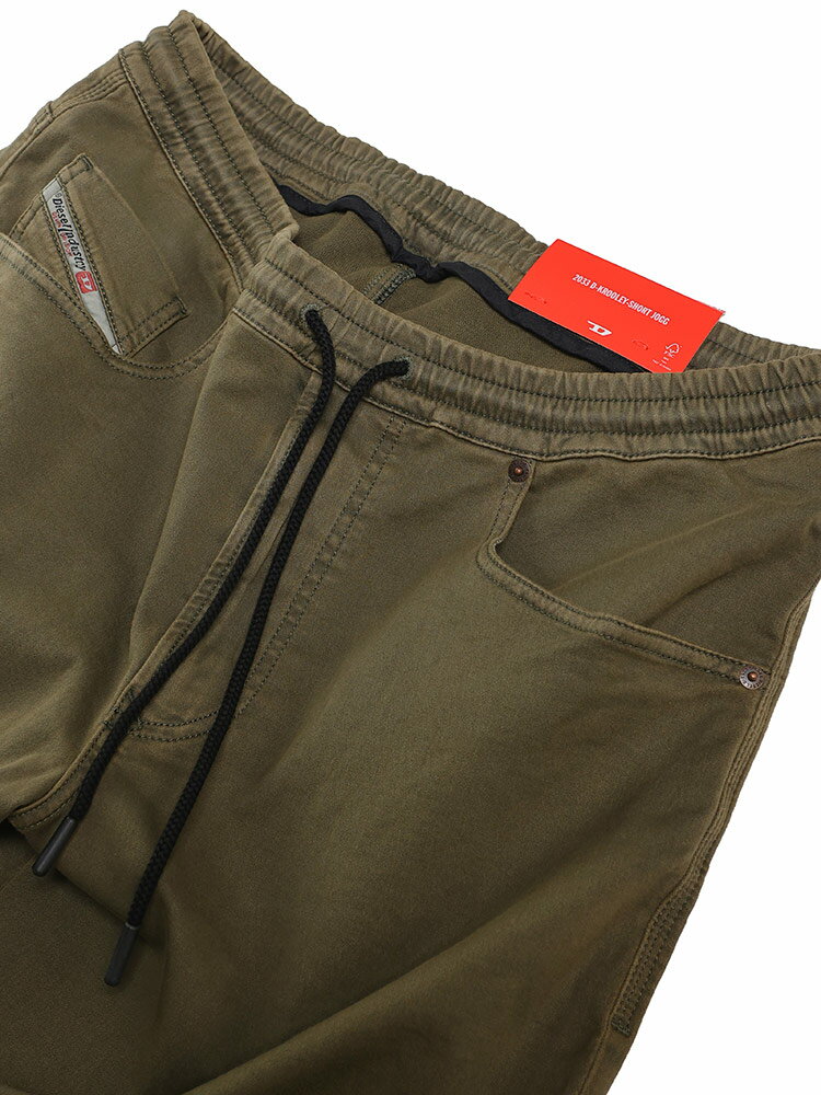 DIESEL (ディーゼル) ウエストコード ショートパンツ D-KROOLEY Joggjeansブランド...