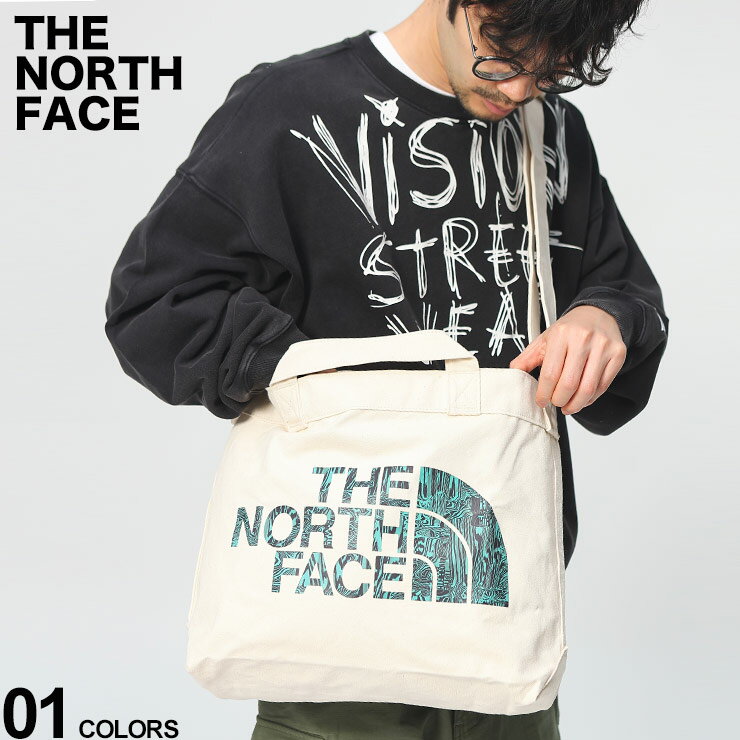 ザ・ノース・フェイス 帆布・キャンバスバッグ メンズ ザ ノースフェイス バッグ トート 2WAY THE NORTH FACE 鞄 ユニセックス プレゼント用 ロゴプリント NF0A81BR