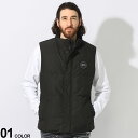 CANADA GOOSE (カナダグース) ロゴワッペン フルジップ ダウンベスト Garson CG2081MB ブランド メンズ 男性 アウター ベスト スタンド ダウン 防寒