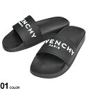 GIVENCHY (ジバンシィ) ブランドロゴ ラバーフラット サンダル GVBH301TH1H4 ブランド メンズ 男性 シューズ 靴 サンダル シャワーサンダル