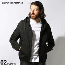 エンポリオ アルマーニ アウター メンズ EMPORIO ARMANI (エンポリオアルマーニ) ライン総柄ロゴ フルジップ フーデット ブルゾン EA3D1BH41NNX ブランド メンズ 男性 アウター ジャケット ブルゾン