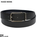 ボスヒューゴボス HUGO BOSS (ヒューゴボス) パルメラートレザー リバーシブル ピンバックル ベルト HB50471873 ブランド メンズ 男性 レザー ベルト ビジネスベルト