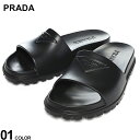 プラダ PRADA ロゴ ラバー スライドサンダル PR2X30853LKVF02 ブランド メンズ 男性 シューズ サンダル シャワーサンダル(4)