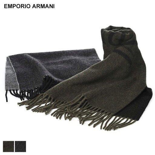 EMPORIO ARMANI (エンポリオアルマーニ) BIGロゴ フリンジ マフラー EA6250723F364 ブランド メンズ 男性 マフラー 秋冬 防寒 ギフト プレゼント EMPORIO ARMANI (エンポリオアルマーニ) BIGロゴ フリンジ マフラー EA6250723F364 ブランド メンズ 男性 マフラー 秋冬 防寒 ギフト プレゼント
