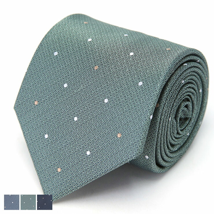 HYBRIDBIZ (ハイブリッドビズ) 洗える 防シワ 弱撥水 ドット ネクタイ 24AWHYBBT3 大きいサイズ メンズ ビジネス ネクタイ フォーマル タイ ギフト プレゼント