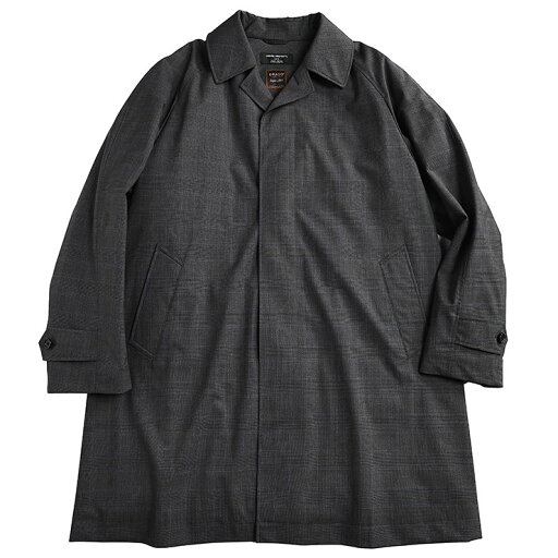 B&T CLUB (ビーアンドティークラブ) 中綿 シングル チェック ステンカラー コート SZK5124W06 大きいサイズ メンズ アウター コート ビジネス フォーマル 秋冬 B&T CLUB (ビーアンドティークラブ) 中綿 シングル チェック ステンカラー コート SZK5124W06 大きいサイズ メンズ アウター コート ビジネス フォーマル 秋冬