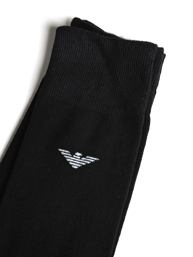 エンポリオアルマーニ EMPORIO ARMANI ワンポイント ショートソックス 2足セット E...
