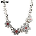 マルニ MARNI デイジー ラウンドリンクチェーン ネックレス MALCOMV0489A0 ブランド レディース ネックレス アクセサリー シルバー ギフト ...