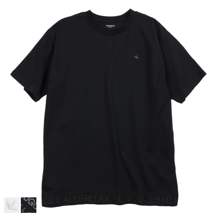 ウノ ピュ ウノ ウグァーレ トレ リラックス 1PIU1UGUALE3 RELAX 別注 裾＆バックロゴ クルーネック 半袖 Tシャツ 1PRUST25119SZ ブランド メンズ 男性 トップス Tシャツ 半袖 クルー 春 夏