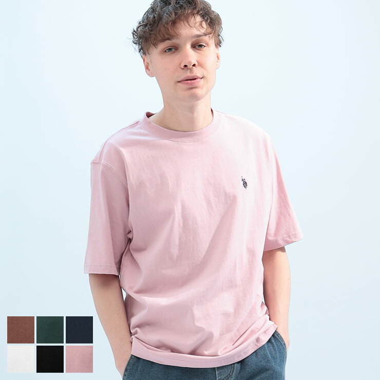Rakuten - ユーエスポロアッスン Tシャツ ワンポイント クルーネック PLM42227 U.S. POLO ASSN. 半袖 メンズ 男性 トップス