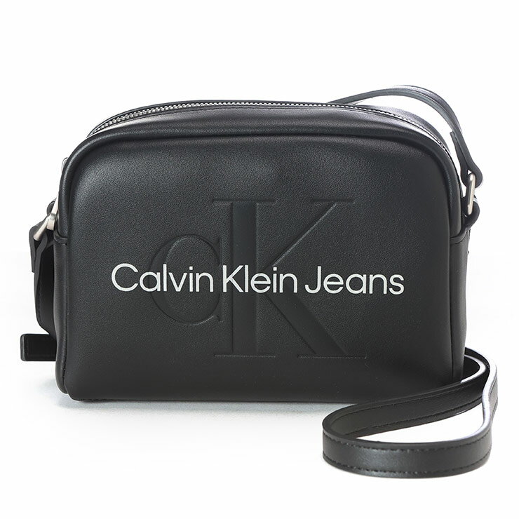 カルバンクライン Calvin Klein ロゴ型押しカメラバッグ ショルダーバッグ 合成皮革 CKLK60K612220 ブランド レディース バッグ 鞄 ショルダー 合成皮革