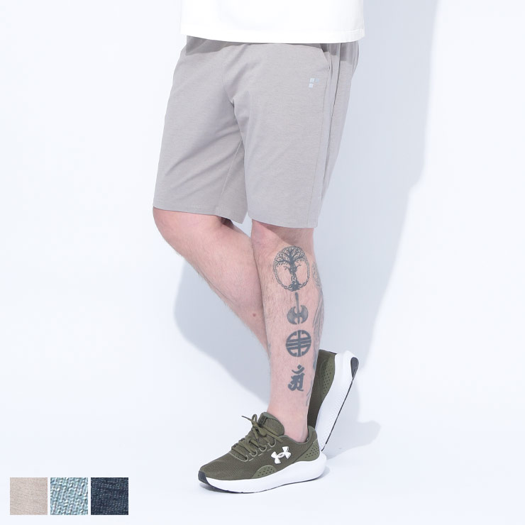 EXCELLENT FINE (エクセレントファイン) DRY杢天竺 ストレッチ ショートパンツ BTTS2567 大きいサイズ ..