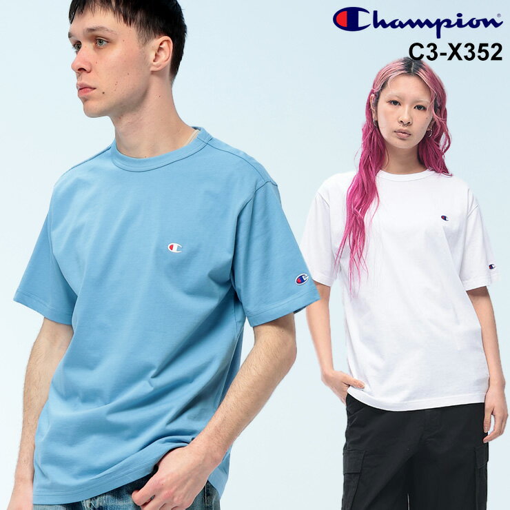 Champion チャンピオン サステナブルコットン ワンポイントロゴ クルーネック 半袖...
