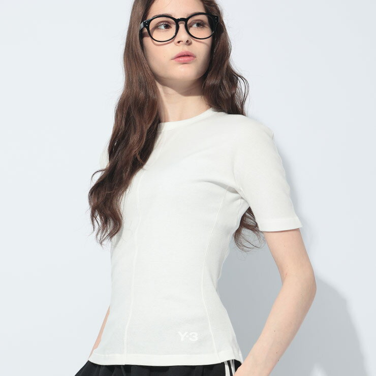 Rakuten - ワイスリー Y-3 ストレッチ 切替 半袖 Tシャツ FITTED Y3HY1403 ブランド レディース 半袖 Tシャツ 切り替え ストレッチ