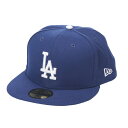 NEW ERA (ニューエラ) ロゴ ベースボールキャップ 59FIFTY MLB LOS ANGELES DODGERS 70331962 大きいサイズ メンズ キャップ 帽子 メジャーリーグ ベーシック(4)