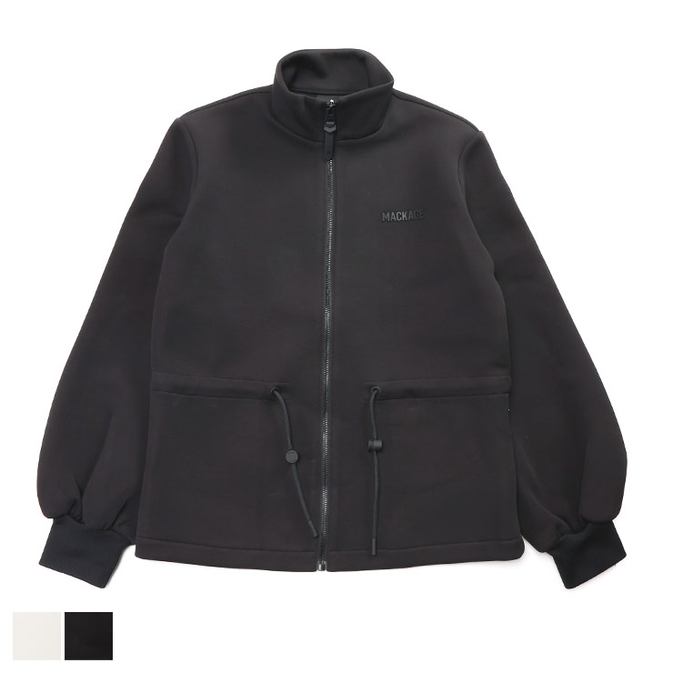 MACKAGE (マッカージュ) ダブルフェイス バルーンスリーブ ジップアップ ジャージ ブルゾン MKGLFINOLA5 ブランド レディース アウター ジャケット ブルゾン ジップ スタンド