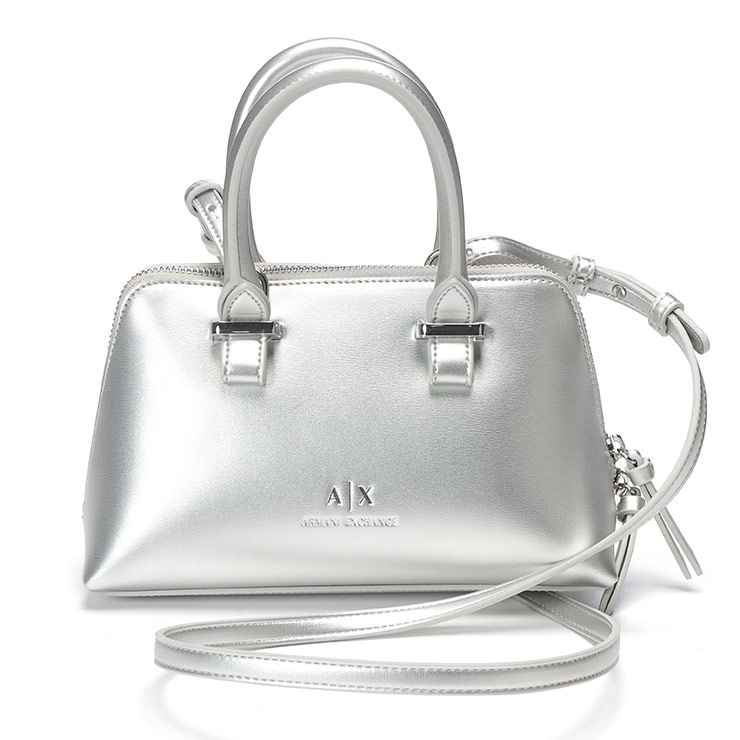 乐天商城 - ARMANI EXCHANGE (アルマーニ エクスチェンジ ) ロゴ入り ミニハンドバッグ AELXW938AF13686 ブランド レディース バッグ 鞄 ショルダーバッグ ミニバッグ コンパクト