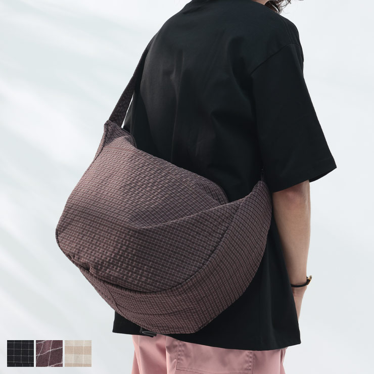 乐天商城 - ウッディンドール WOODENDOLL レトロチェック ショルダーバッグ 7765 メンズ 男性 ユニセックス バッグ ボディバッグ チェック 斜め掛け