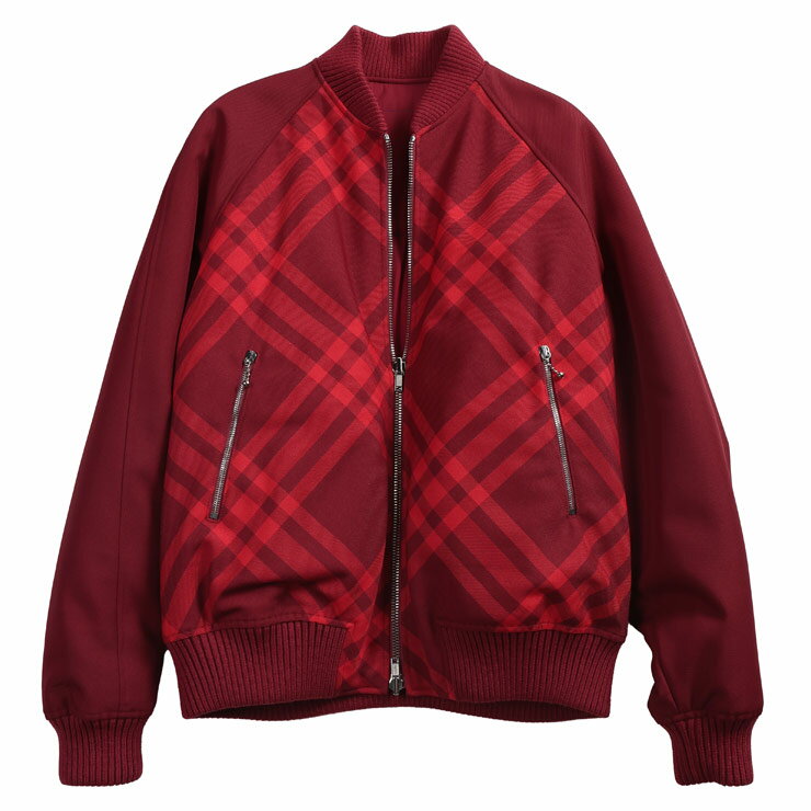 バーバリー BURBERRY リバーシブル チェック柄 フルジップ ジャケット BB8078906 ブランド メンズ 男性 アウター ジャケット ブルゾン 中綿 無地 ジップ 秋 冬