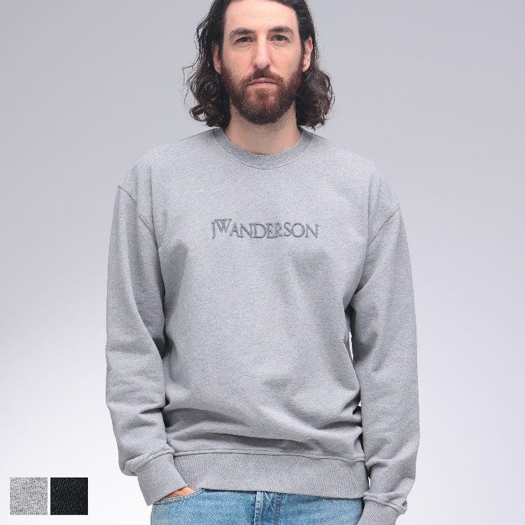 Rakuten - ジェイダブリューアンダーソン JW ANDERSON ロゴエンブロイダリー スウェット トレーナー JWJW0215PG1632 ブランド メンズ 男性 トップス スウェット トレーナー スウェット 長袖 刺繍