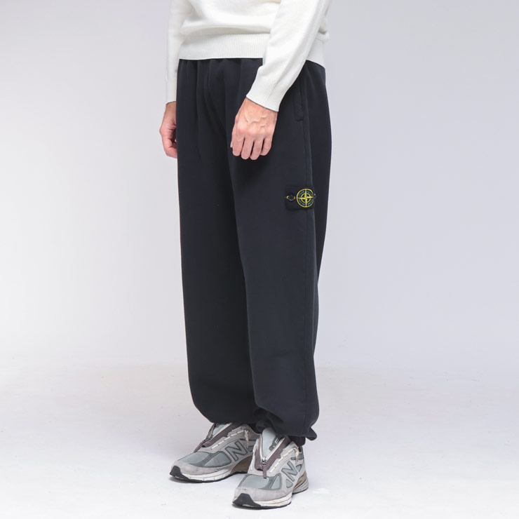Rakuten - ストーンアイランド STONE ISLAND コンパスパッチ スウェットパンツ リラックスフィット SI6200004S0A20 ブランド メンズ 男性 ボトムス パンツ コットン ストレッチ