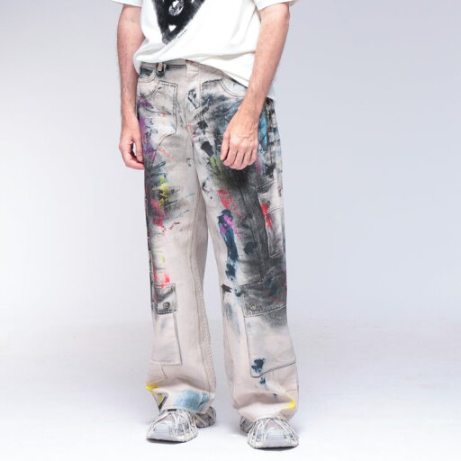 アクネストゥディオズ Acne Studios バギーフィットジーンズ 1981 トロンプルイユプリント ACCK0133 ブランド メンズ 男性 ボトムス ジーンズ ワイド ジーンズ アクネストゥディオズ Acne Studios バギーフィットジーンズ 1981 トロンプルイユプリント ACCK0133 ブランド メンズ 男性 ボトムス ジーンズ ワイド ジーンズ