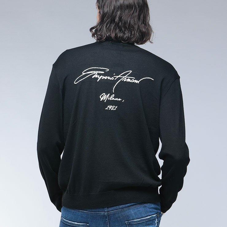 エンポリオアルマーニ EMPORIO ARMANI レタリックロゴ ニット セーター EAEM2796AF14199 ブランド メン..