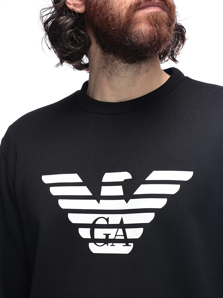 エンポリオアルマーニ EMPORIO ARMANI イーグルロゴ クルーネックスウェット トレ...