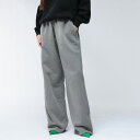【スーパーSALE期間中ポイント5倍】アレキサンダーワン alexanderwang ロゴ刺繍 スウェットパンツ WIDE LEG AWL1CC3254864 ブランド レディース ボトムス パンツ ワイドパンツ スウェット ロング